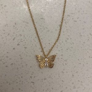Kate spade butterfly necklace